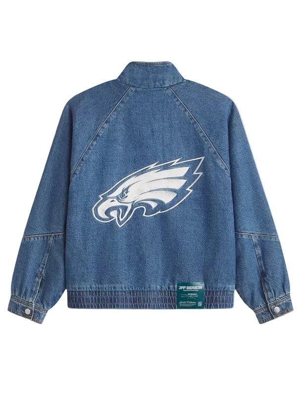 Blue Jacket with Buttoned Cuffs