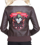 Bombshell Harley Quinn Black Leather Jacket