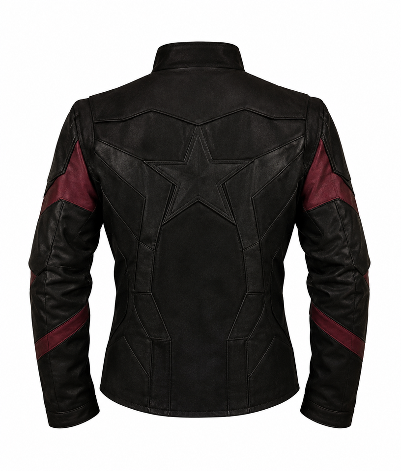 Avengers Infinity War Captain America Steve Rogers Black Jacket