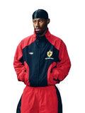 Corteiz IL Mondo Track Jacket in Black and Red