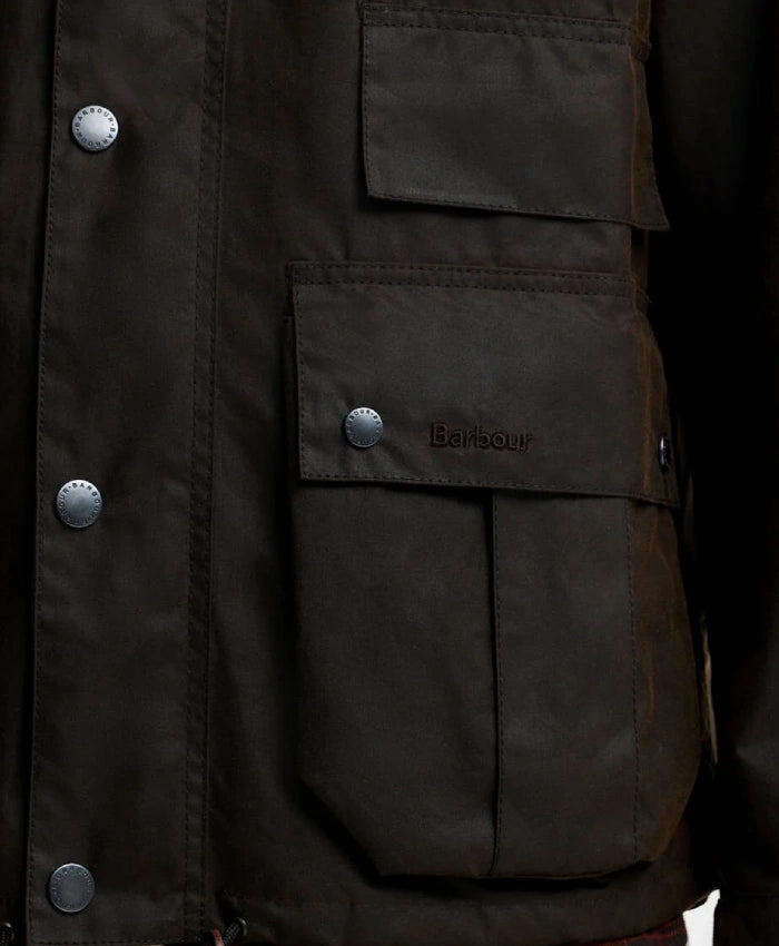 Barbour Ursula Dark Brown Cotton Wax Jacket