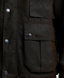 Barbour Ursula Dark Brown Cotton Wax Jacket