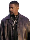 Denzel Washington Training Day black leather coat
