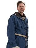 Tenzing 2026 Tom Hiddleston blue hooded jacket
