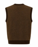 Genden Phuntsok Tenzing 2026 Brown Sweater Vest