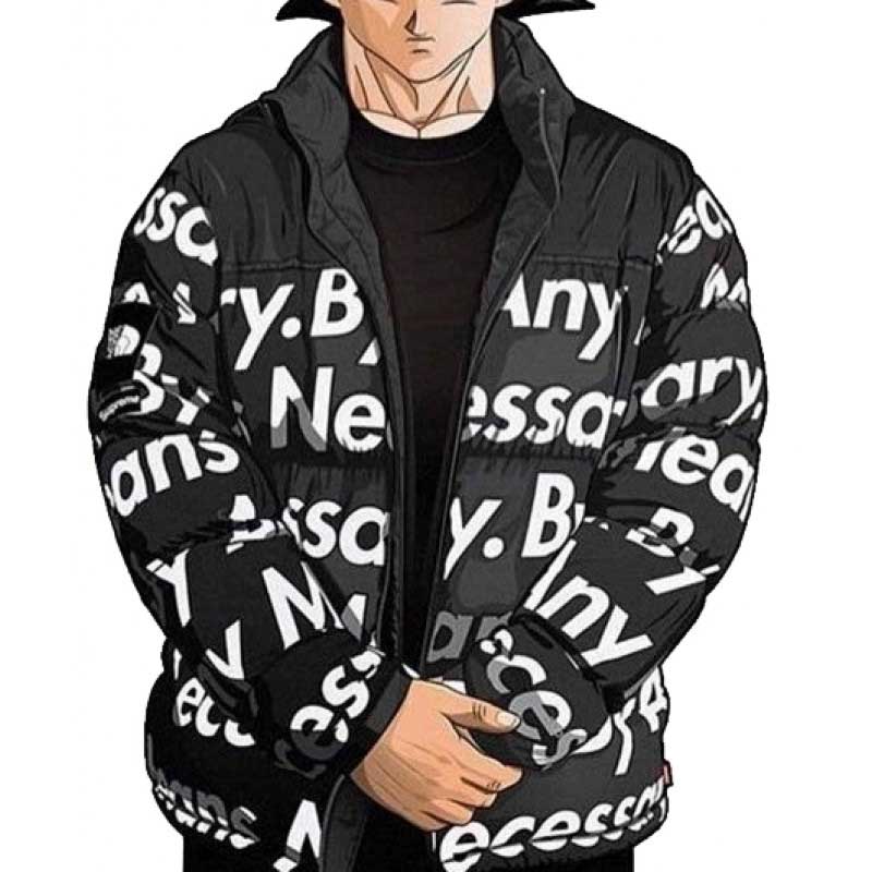 Goku Drip Puffer Jacket 
