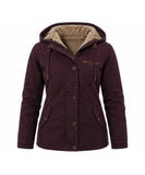 Amber Marshall Heartland S17 Amy Fleming Burgundy Hooded Jacket