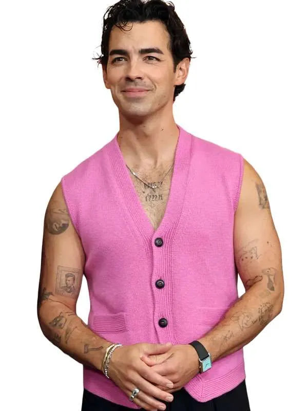 Shane Gray Pink Vest Inspired by Camp Rock 3