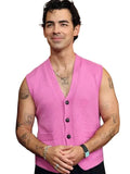 Shane Gray Pink Vest Inspired by Camp Rock 3