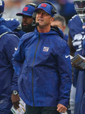 John Harbaugh Giants jacket in blue