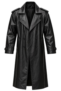 Michael B. Jordan inspired double-breasted coat