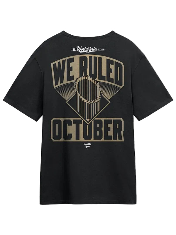 Milwaukee Brewers x Fanatics Black 2026 World Series Champions Locker Room Authentic T-Shirt