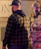 Jason Statham green plaid wool jacket