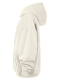 Re-created cream Knicks pullover fleece hoodie