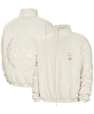 Re-Creation New York Knicks Nike 2026 NBA Finals Champions Standard Issue Full-Zip White Fleece Jacket