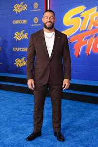 Street Fighter Roman Reigns brown suit