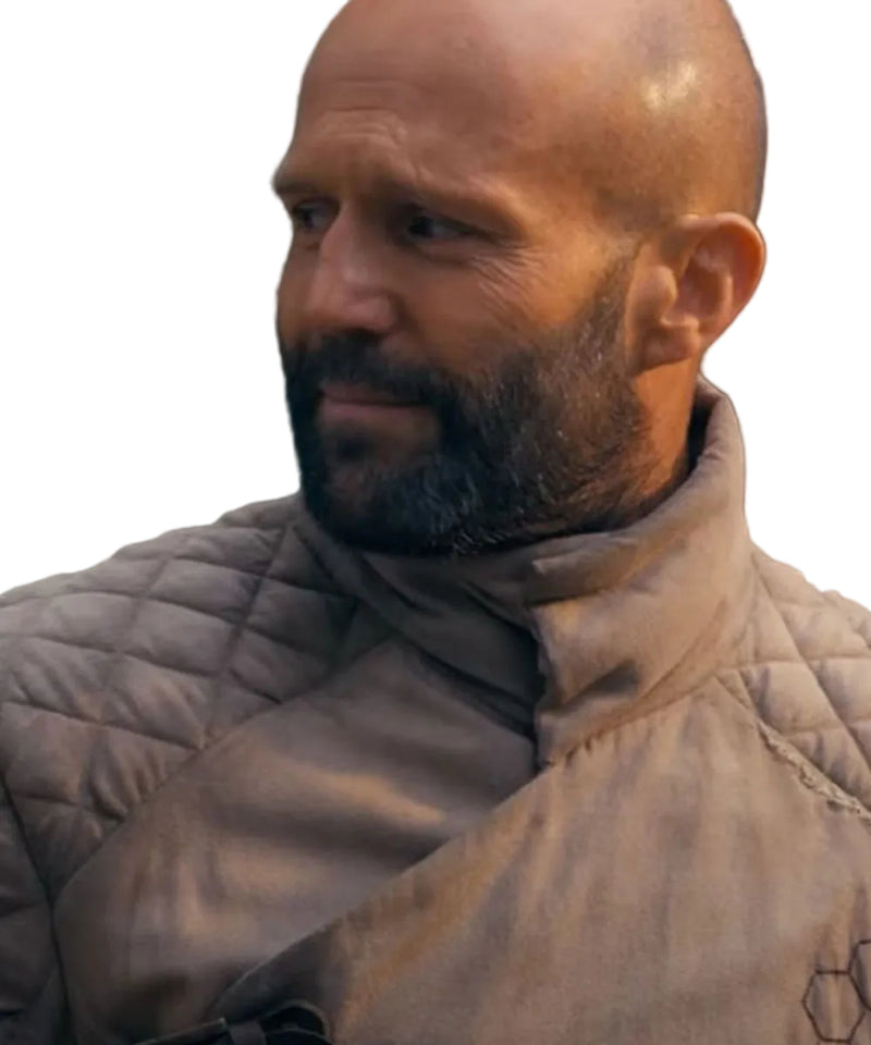 Jason Statham Mr. Clay brown jacket