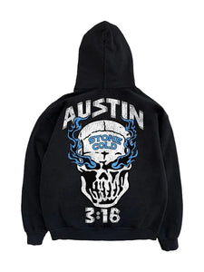 Recreation – WWE Stone Cold Steve Austin 3:16 Warren Lotas Black Hoodie
