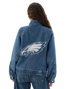 Blue Jacket with Buttoned Cuffs
